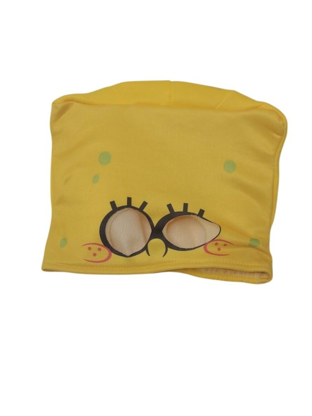 SpongeBob SquarePants Kids Fabric Hat Mask Eye Holes Viacom 2022